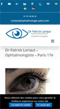 Mobile Screenshot of ophtalmologie-paris.com