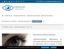Tablet Screenshot of ophtalmologie-paris.com